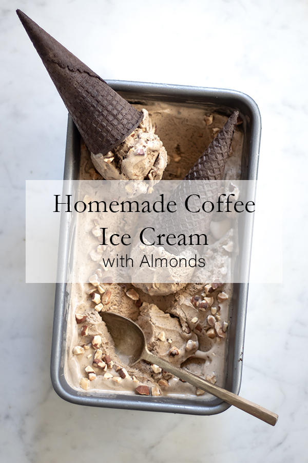 Coffee & Almond Ice Cream