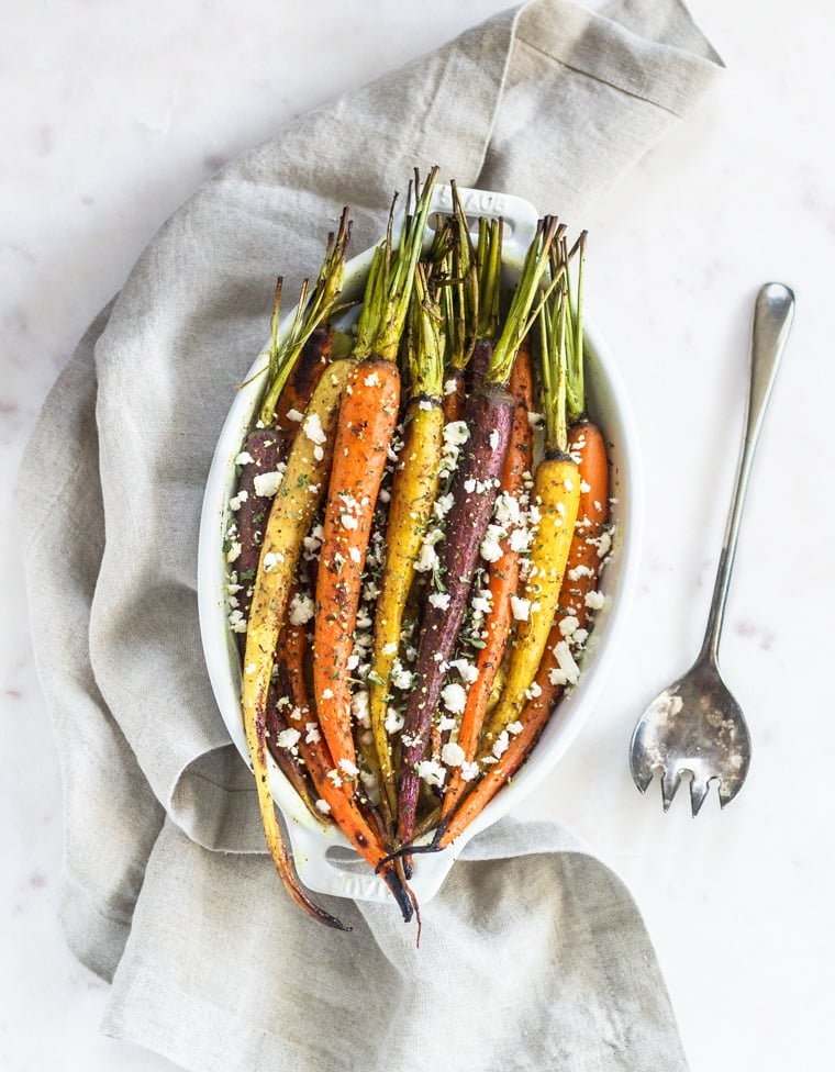 Turmeric & Za'atar Roasted Carrots | Serendipity by Sara Lynn