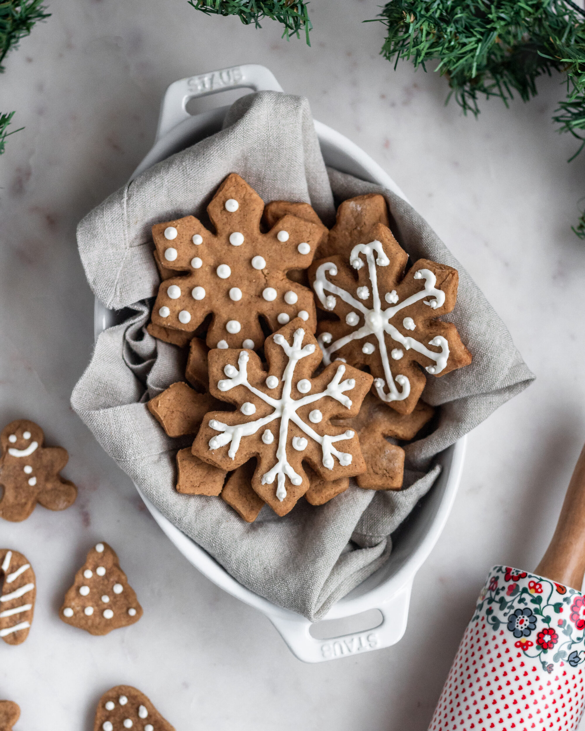 Gingerbread Cookies with Royal Icing