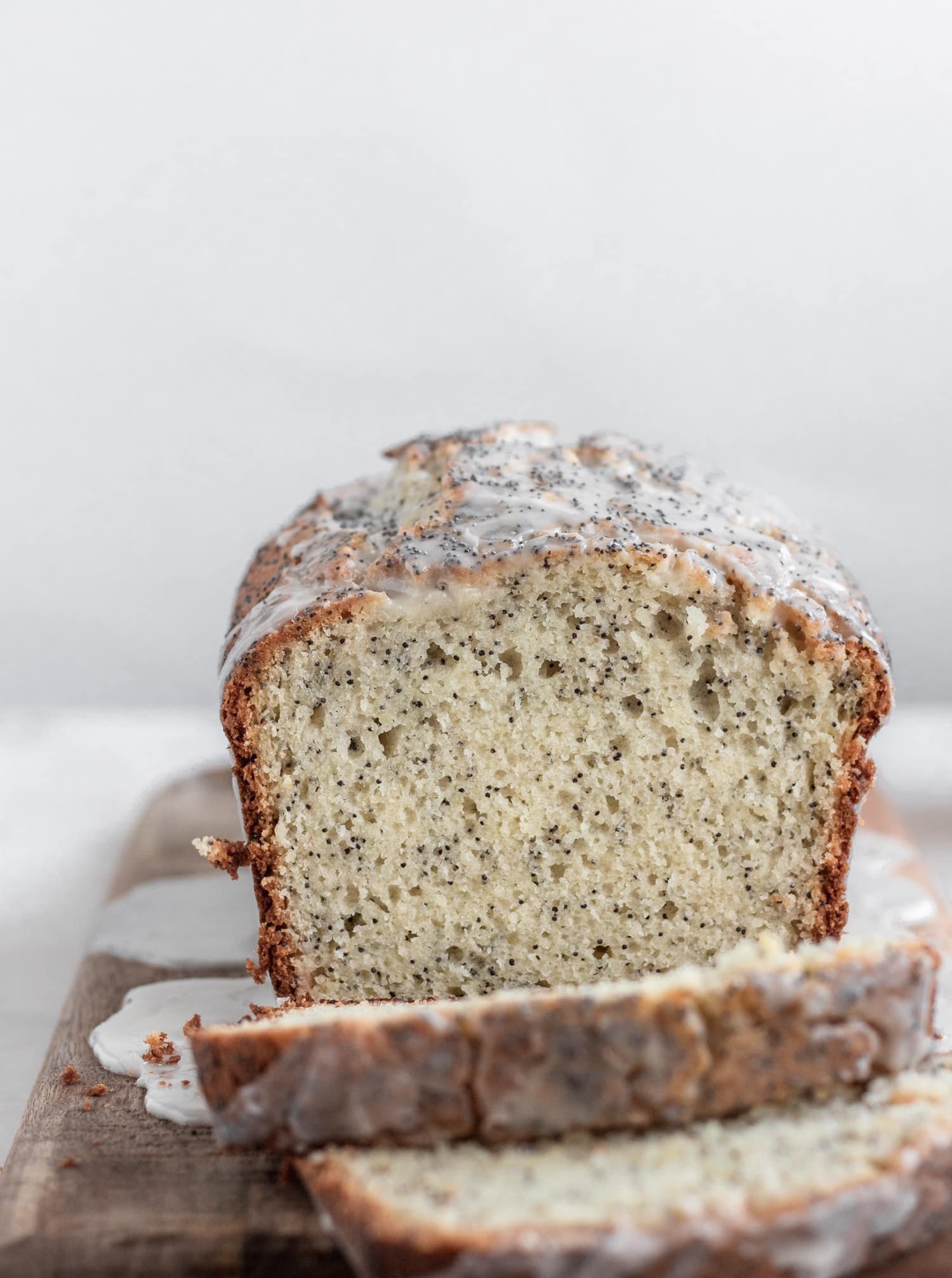 Easy loaf cake with poppy seeds, vanilla, and almond. | Serendipity by Sara Lynn