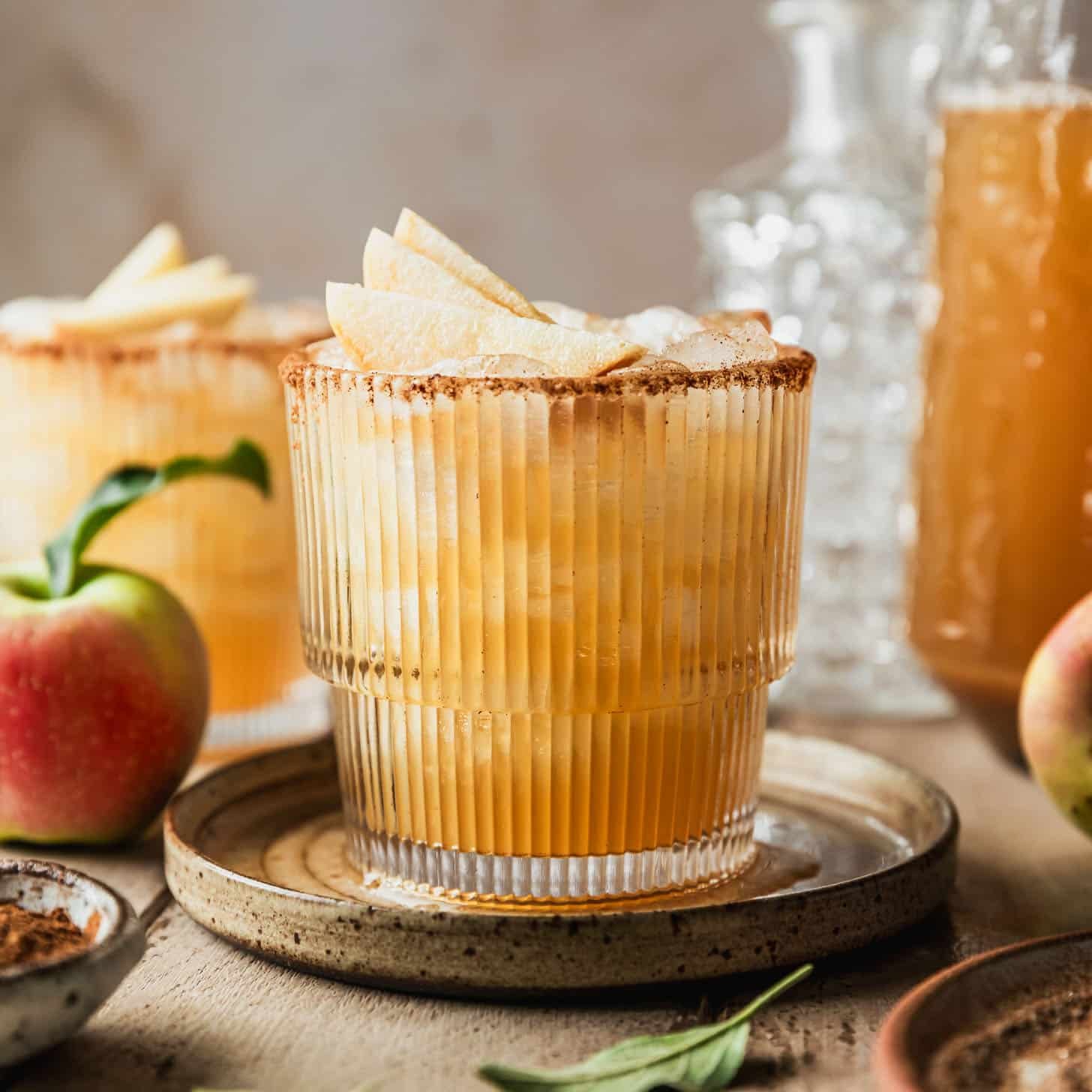 Hot Whiskey Drinks with Apple Cider - A Grateful Meal