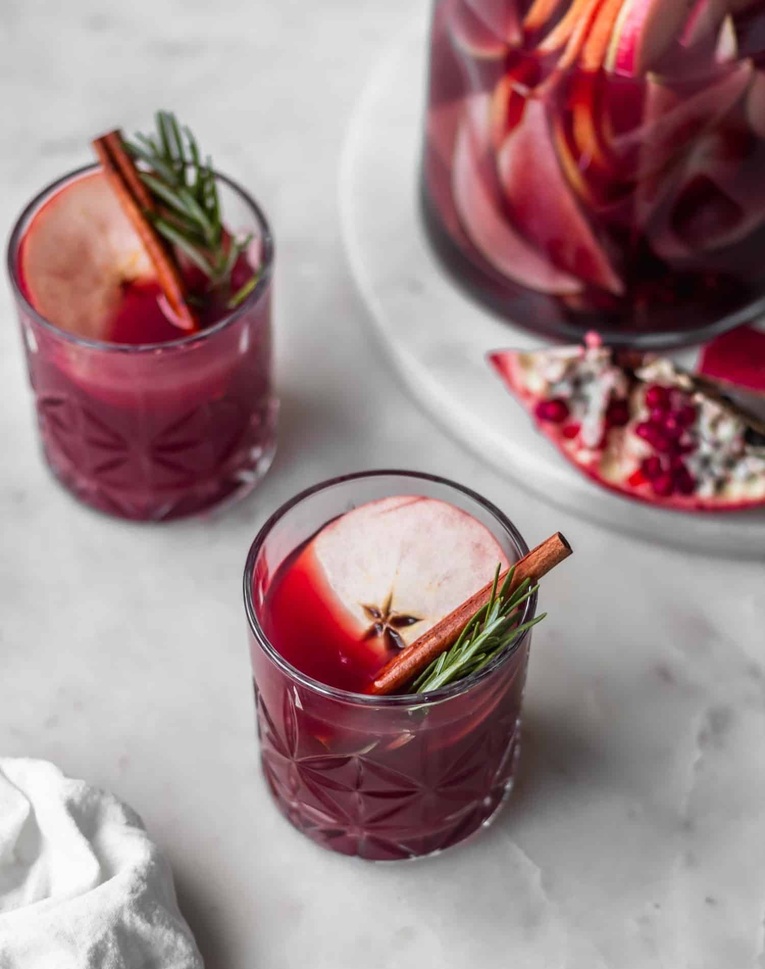 Winter Sangria with citrus & pomegranate