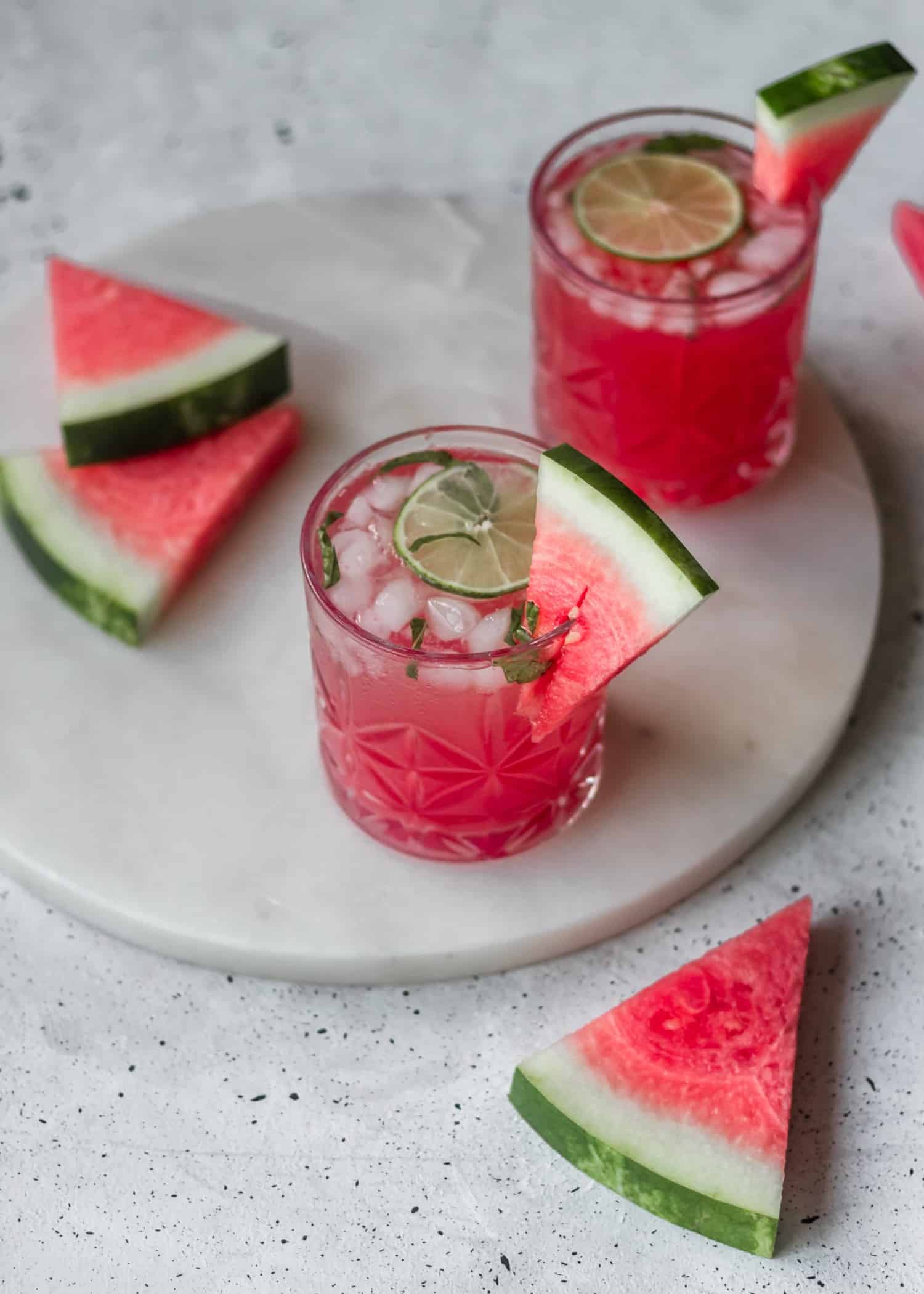 Watermelon Gin Fizz with Mint • Sunday Table