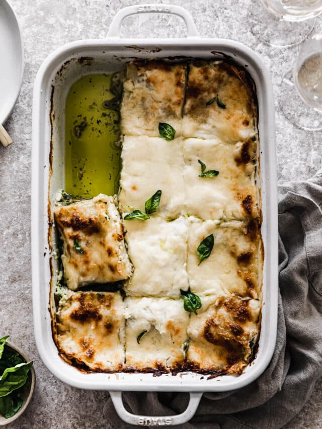 White Pesto Lasagna with Pancetta • Sunday Table