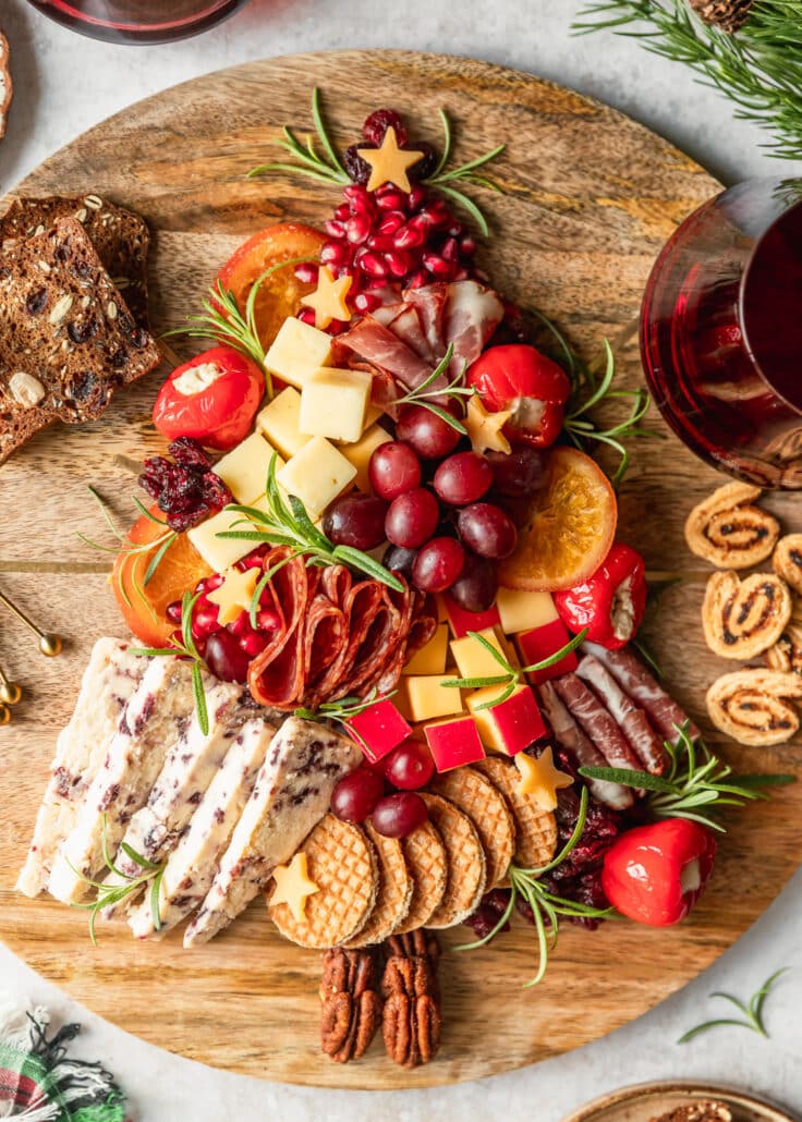 A Festive Christmas Tree Charcuterie Board • Sunday Table