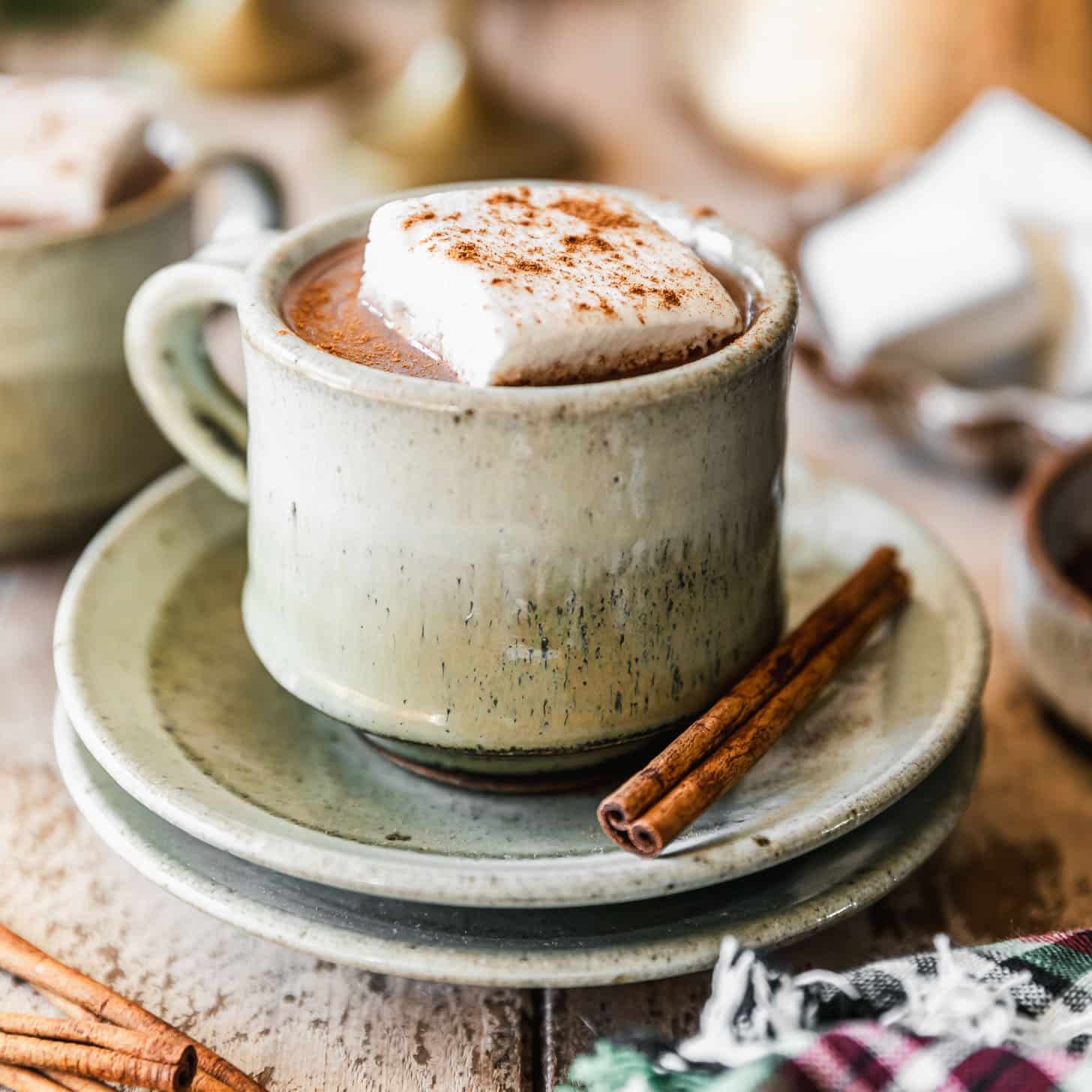 Creamy Cinnamon Hot Chocolate-image