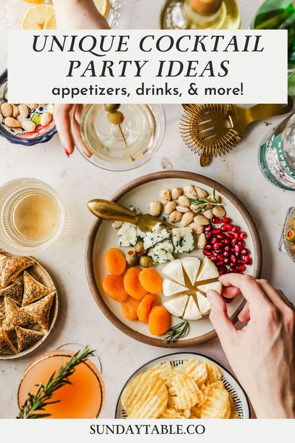 Unique Ideas for a Cocktail Party at Home • Sunday Table