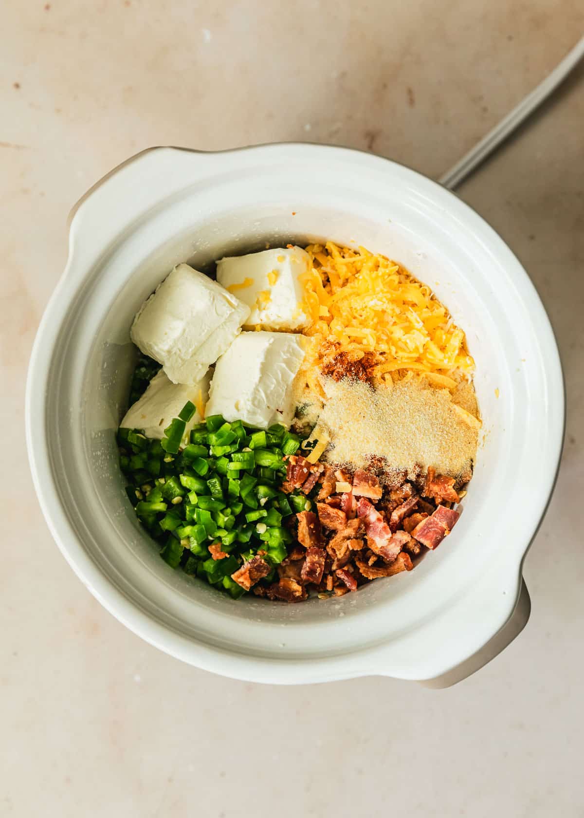 Slow Cooker Jalapeño Popper Dip with Bacon • Sunday Table