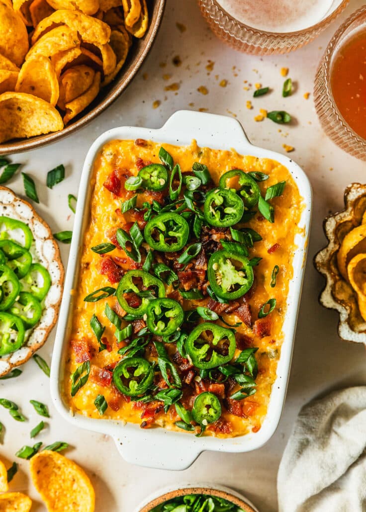 Slow Cooker Jalapeño Popper Dip with Bacon • Sunday Table