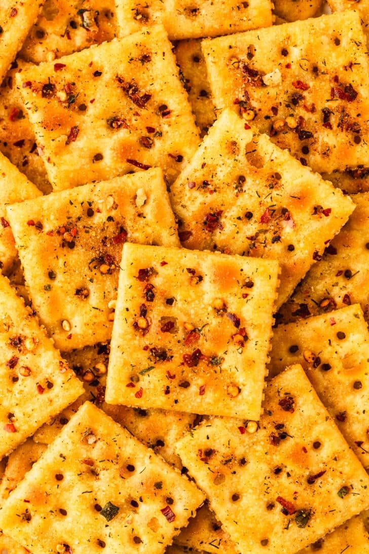 A pile of smoky Saltine fire crackers.